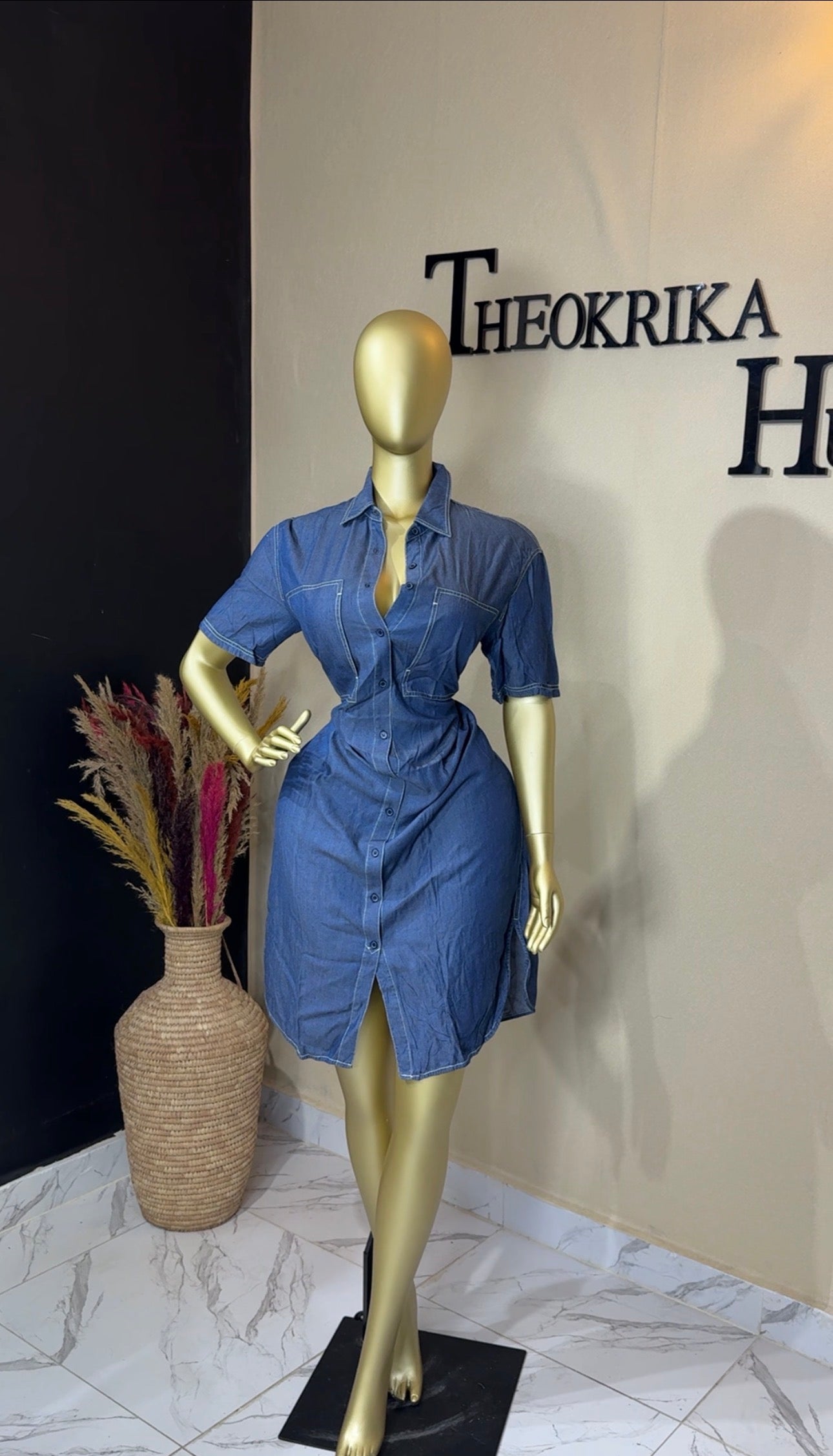Denim dress size 16/18
