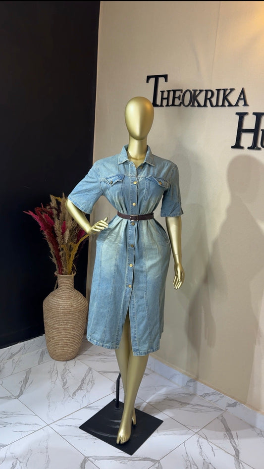 Denim dress size 16