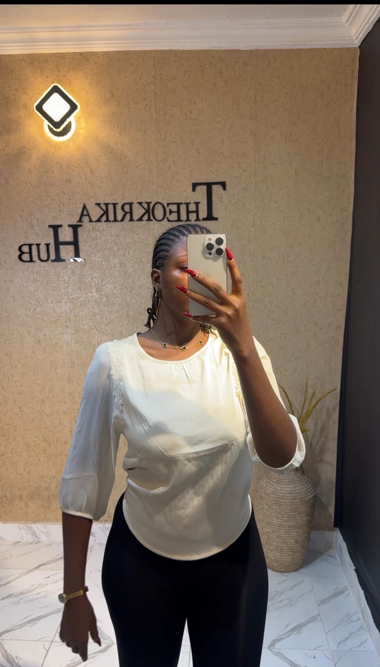Silk Top size 8