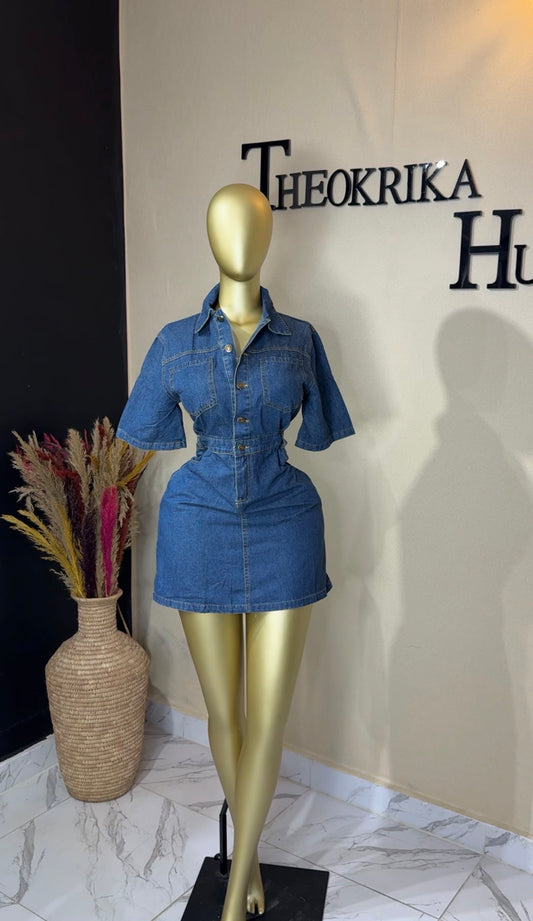 Denim dress size 10