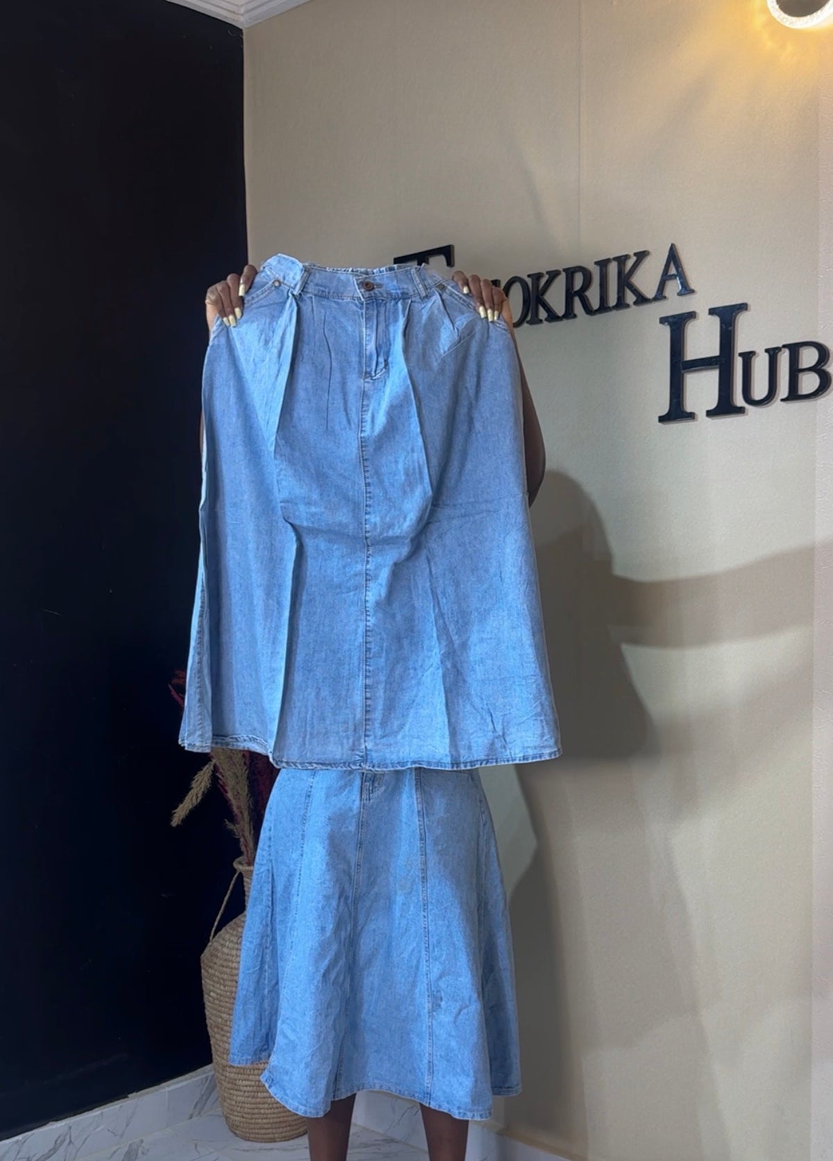 Denim skirt size 4/6