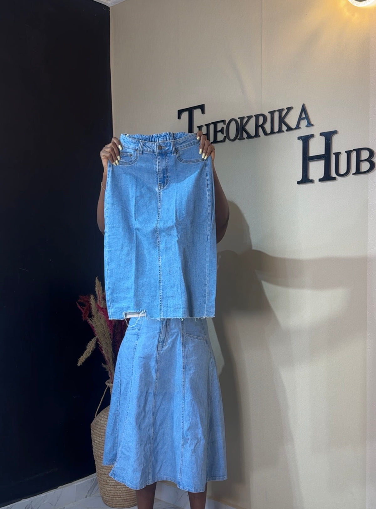 Denim skirt size 6/8/S10