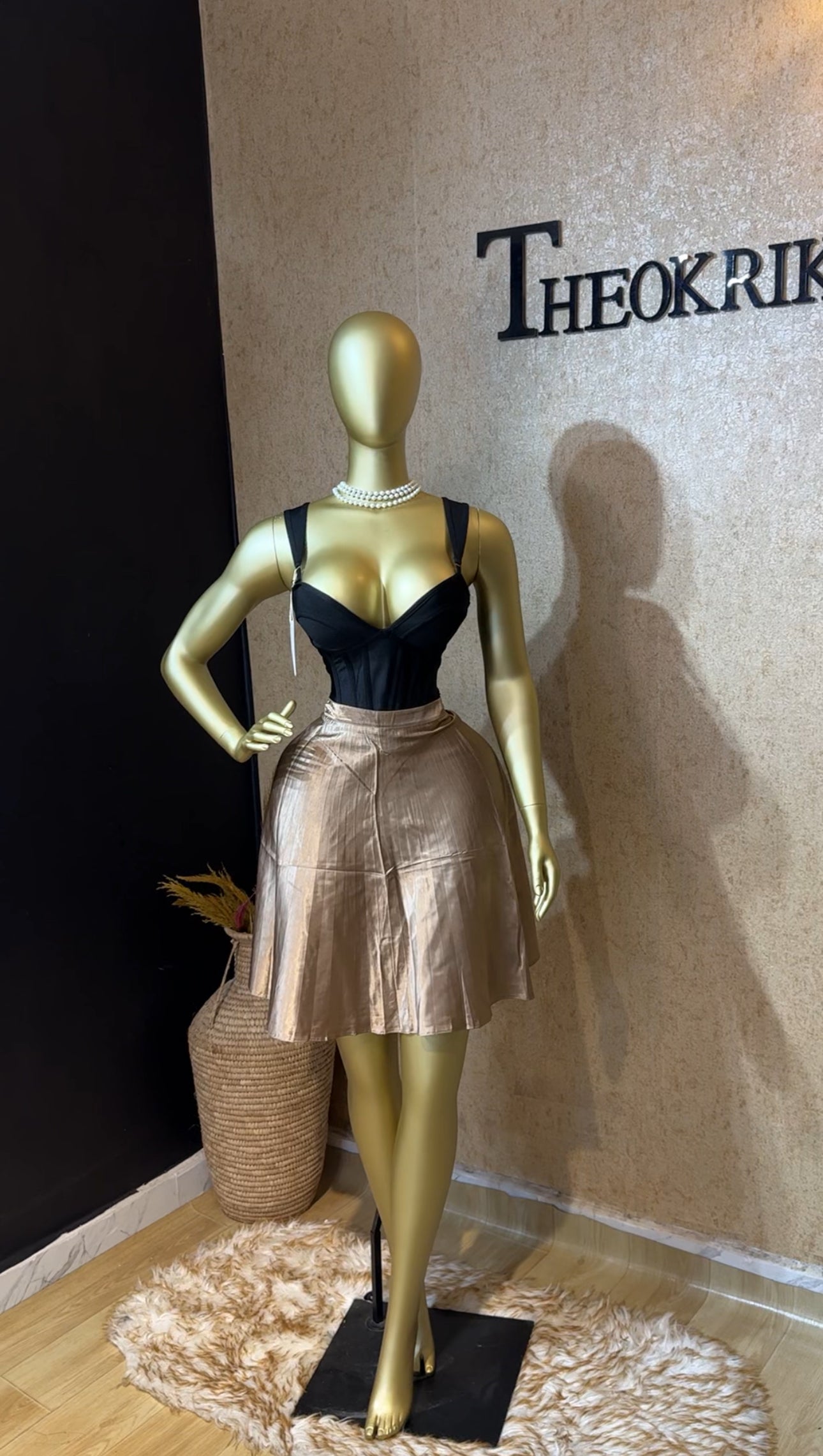 Midi silk skirt size 12//14