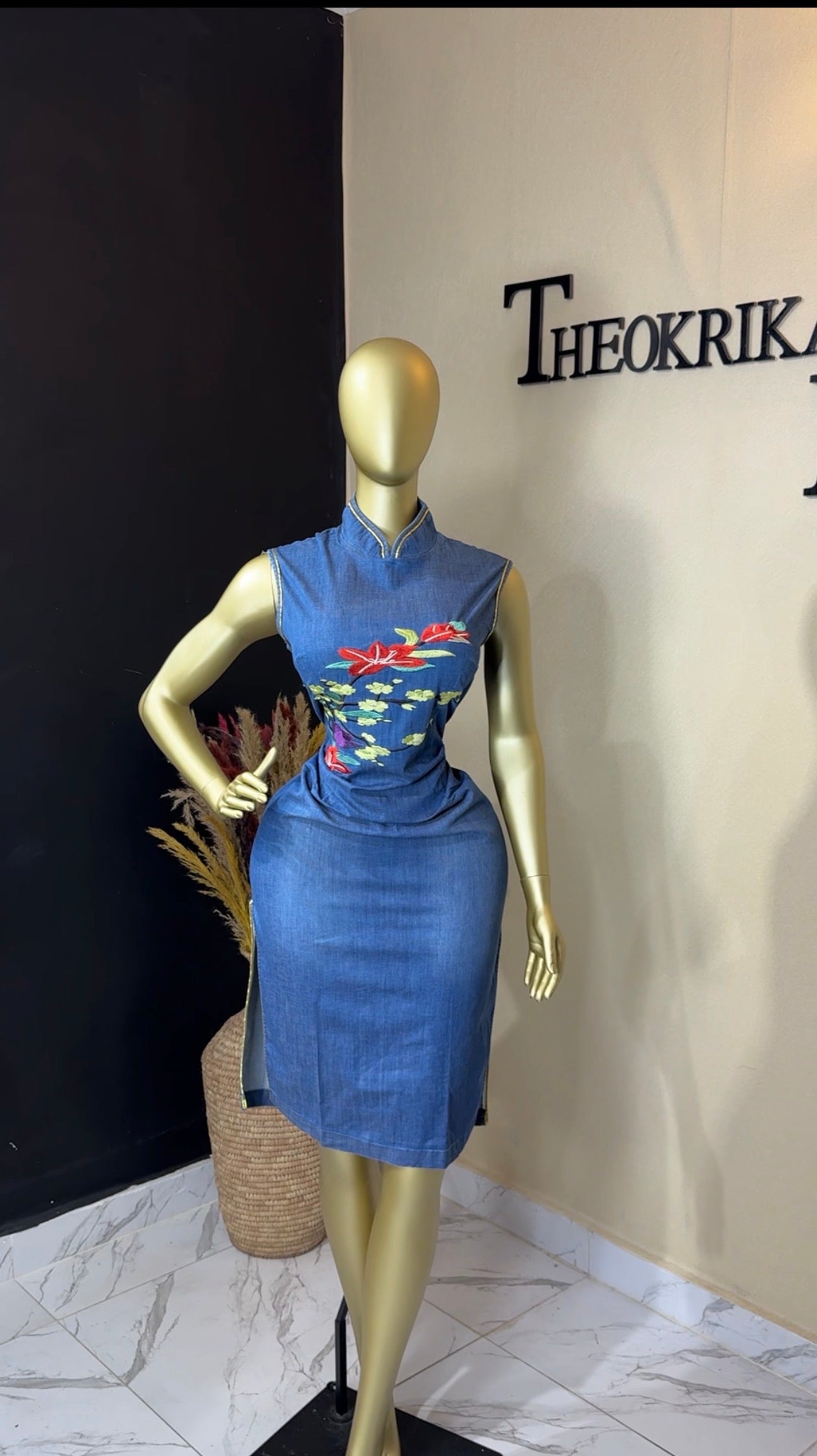 Denim dress size 12