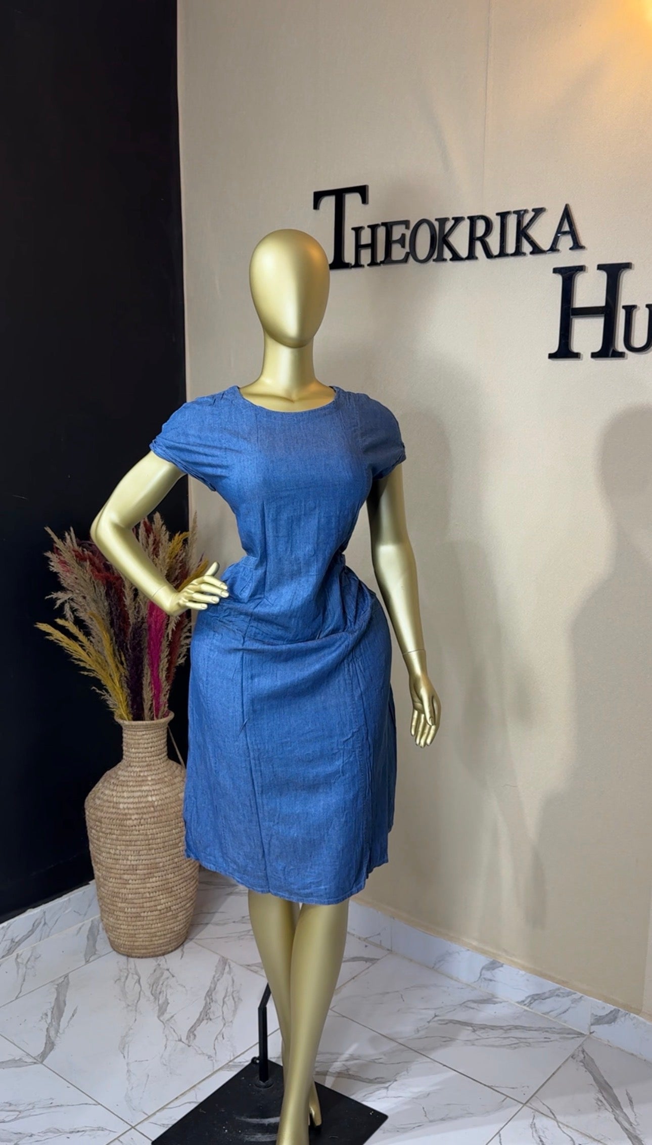 Denim dress size 16