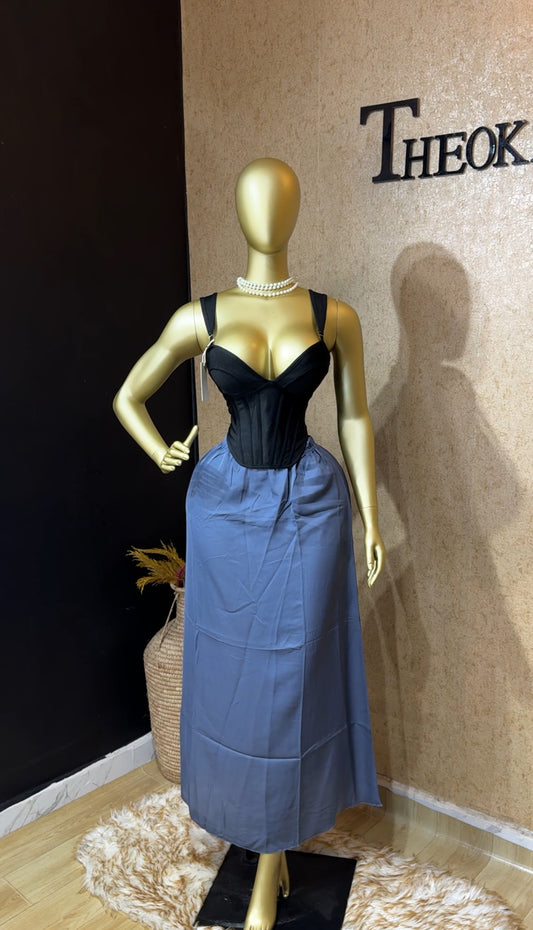 Maxi silk skirt size 10/12/14