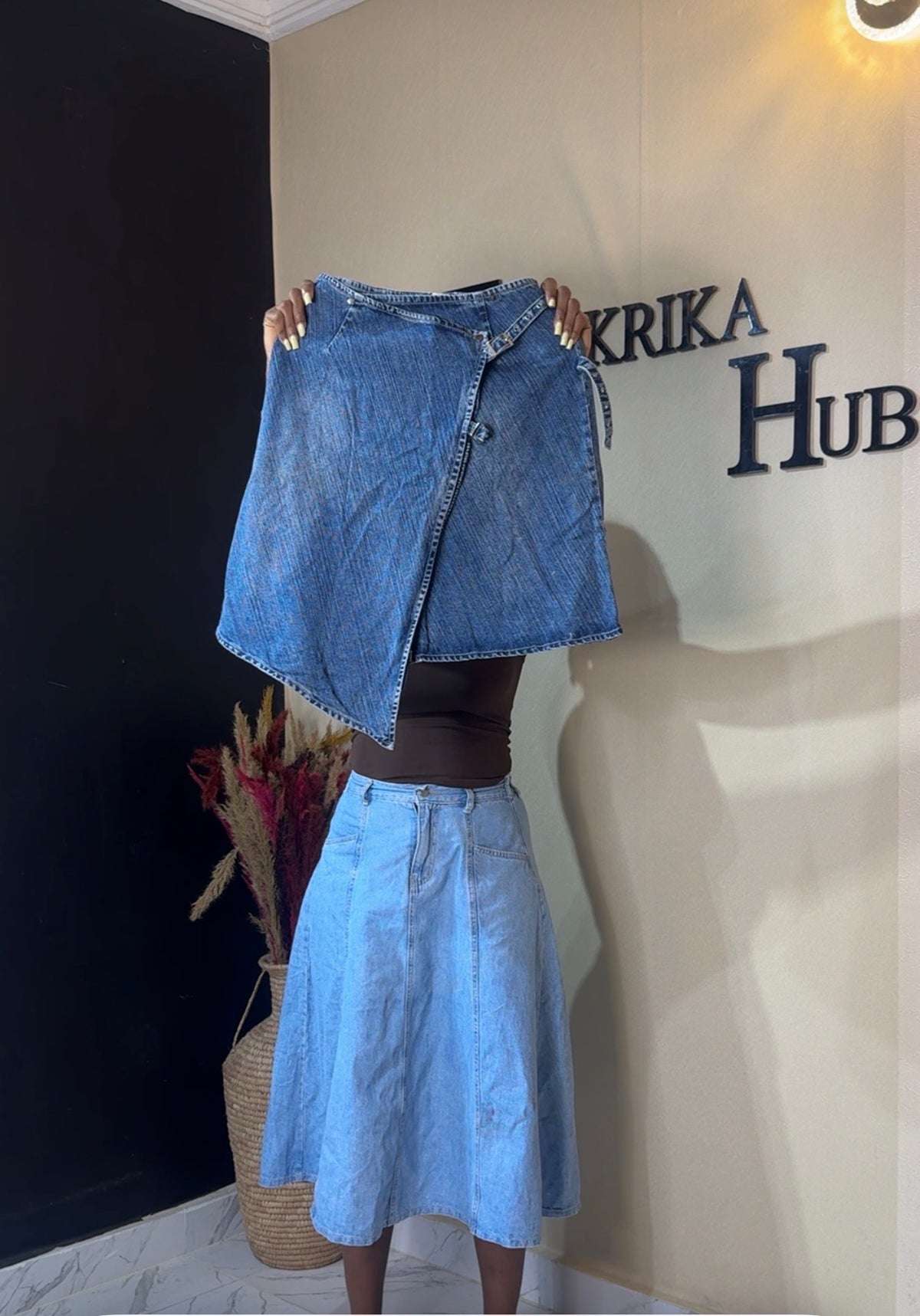 Denim skirt size 10/12
