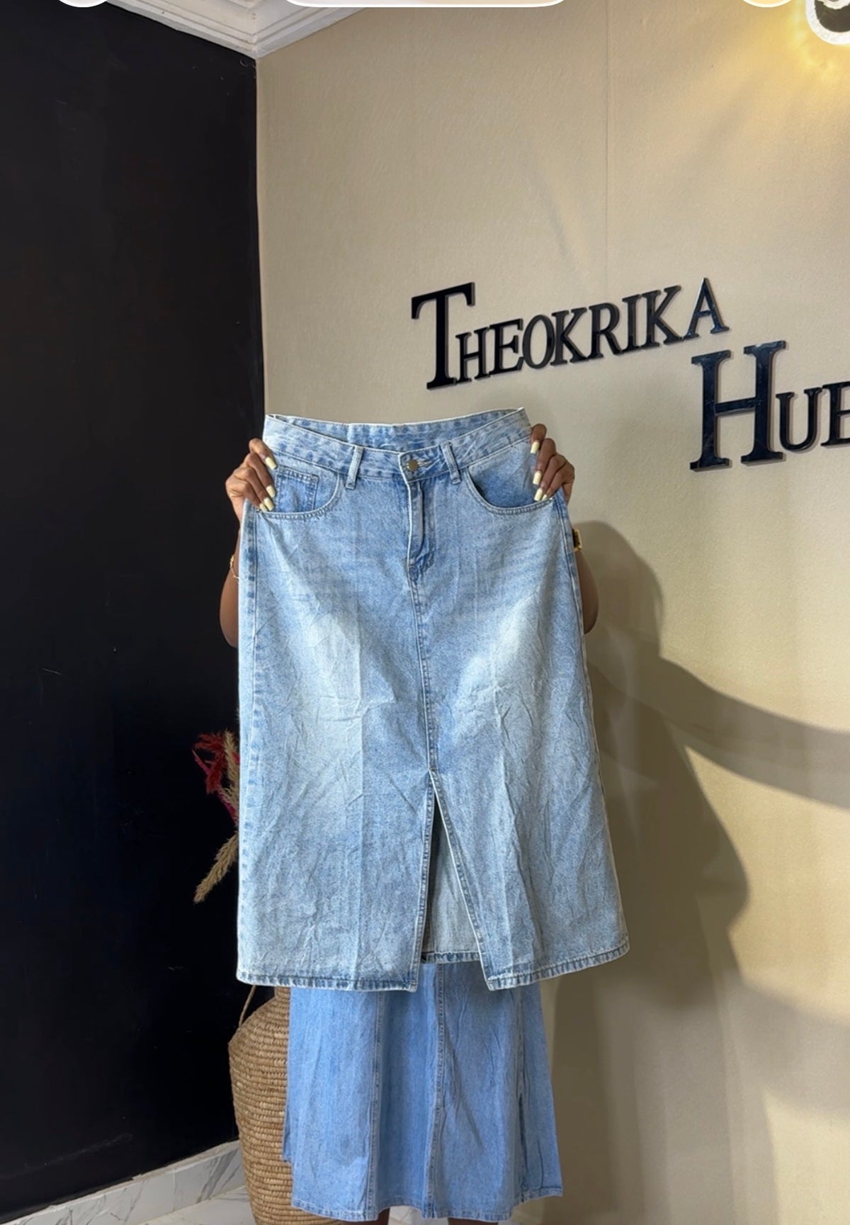 Demin skirt size 10