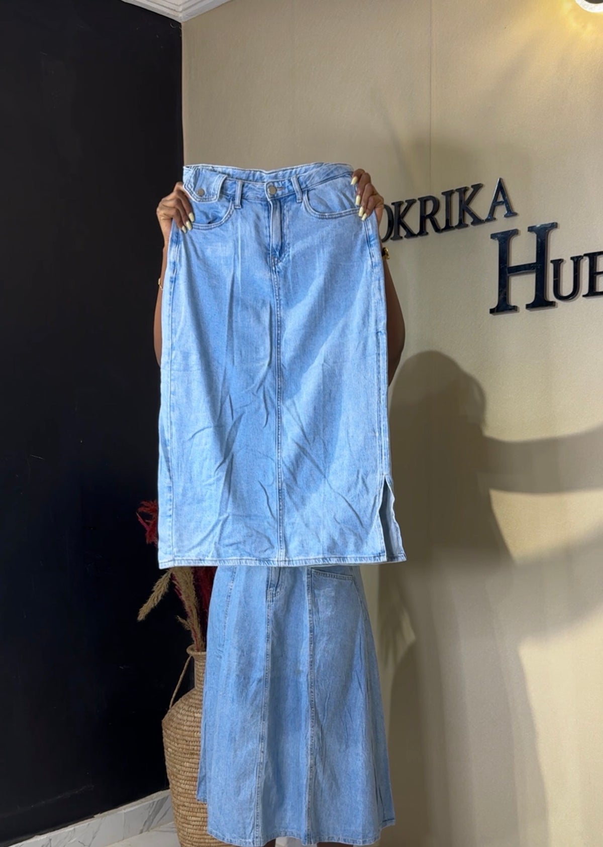 Demin skirt size 10/12