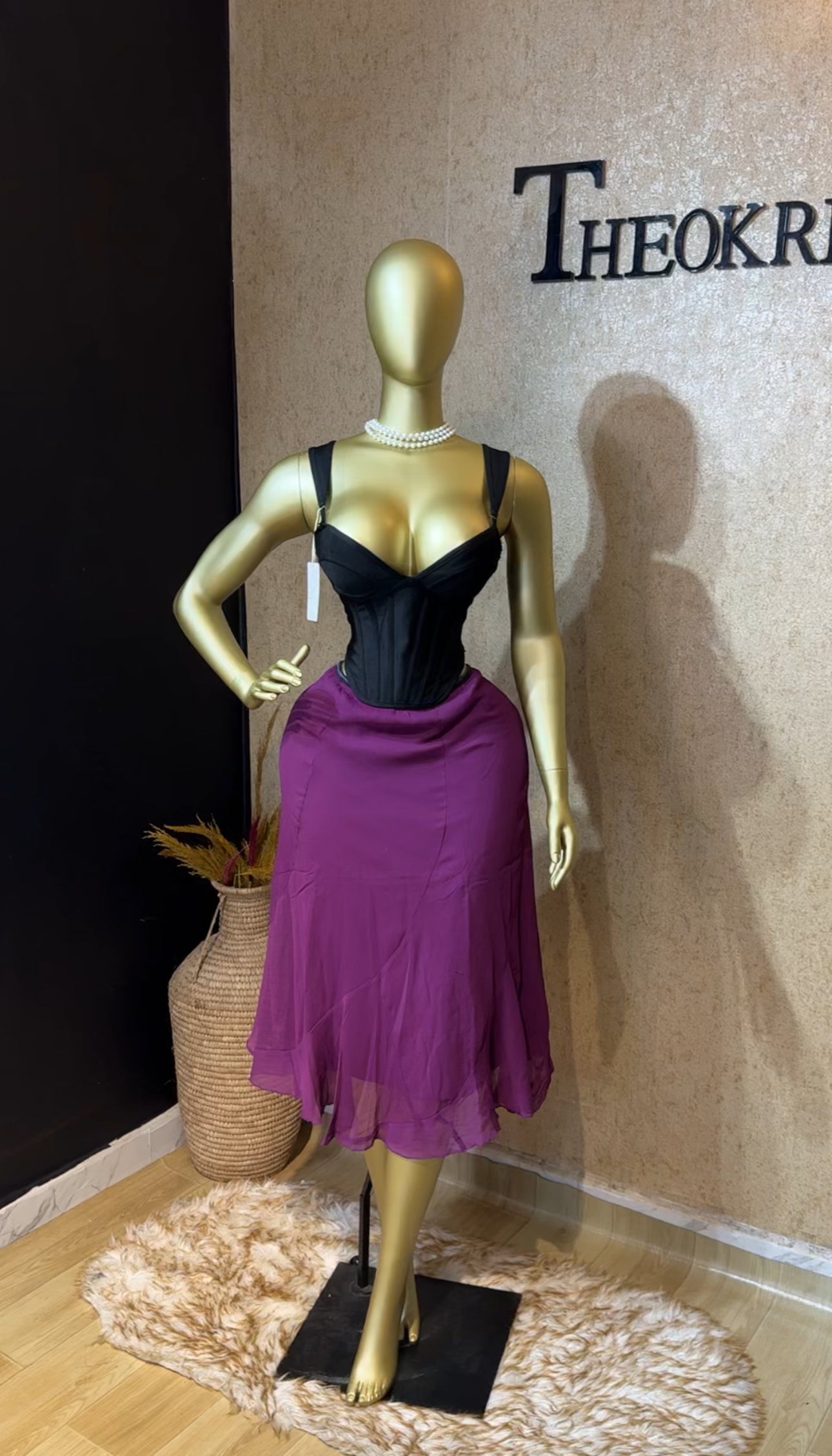 Maxi poly skirt size 16/18