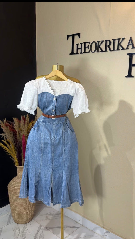 Denim Dress size 6/8