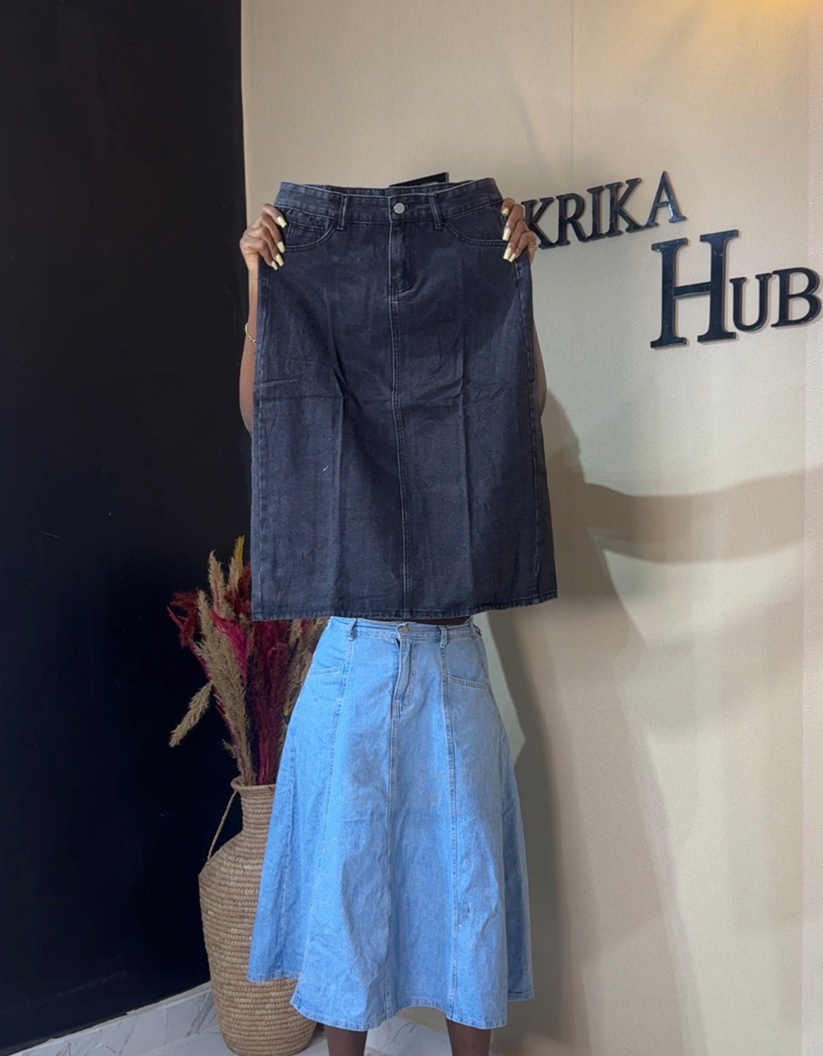 Denim skirt size 10