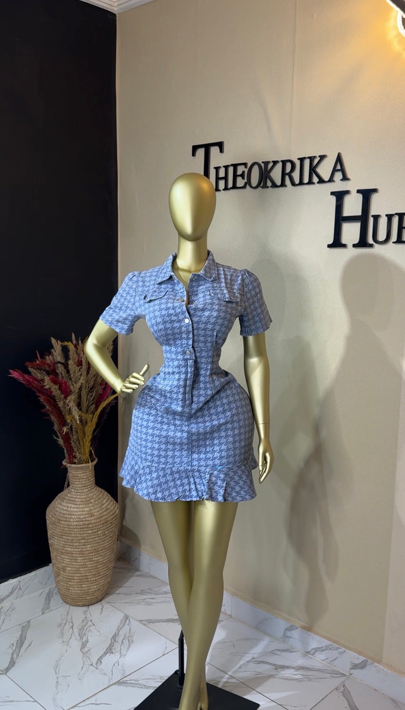 Denim dress size 10