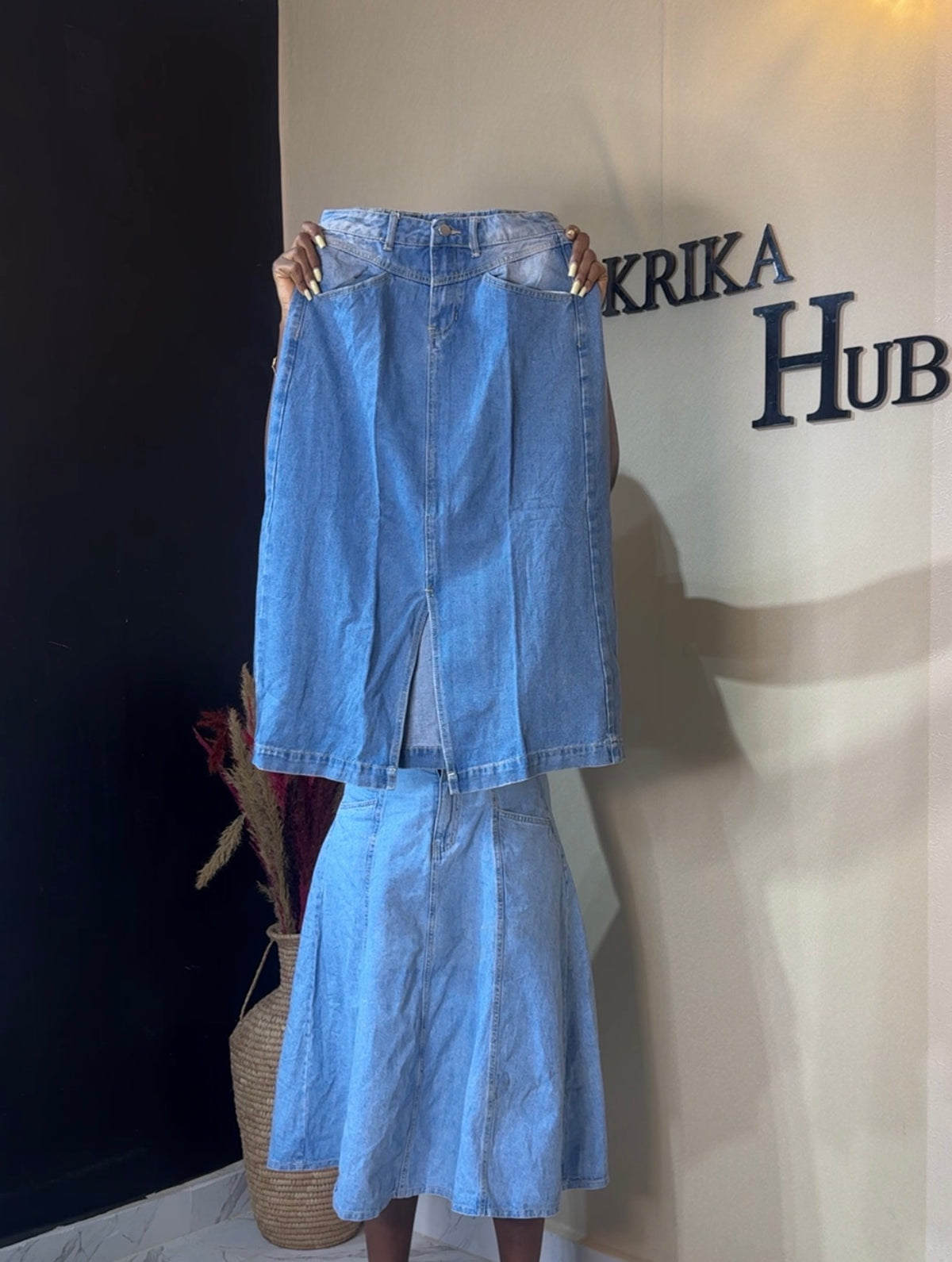 Denim skirt size 10/12