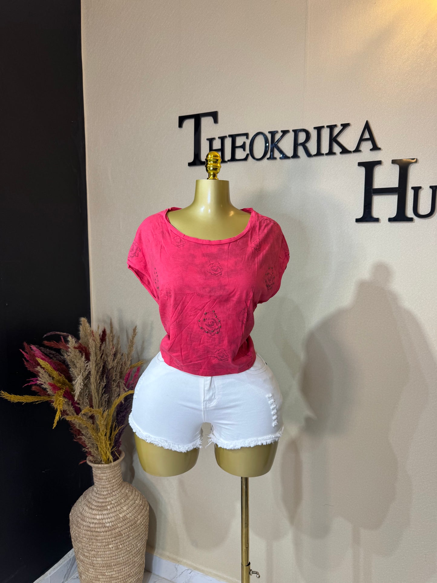 Roundneck top size 8/10