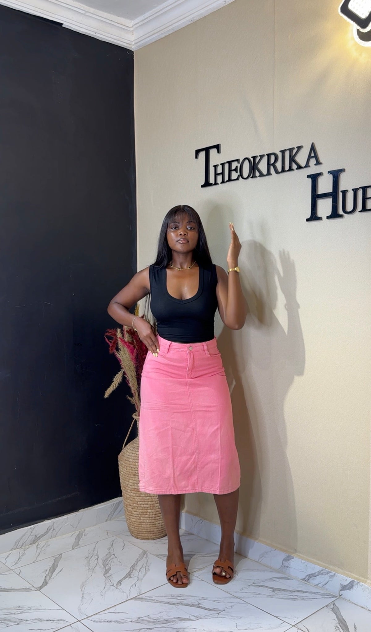 Denim skirt size 10
