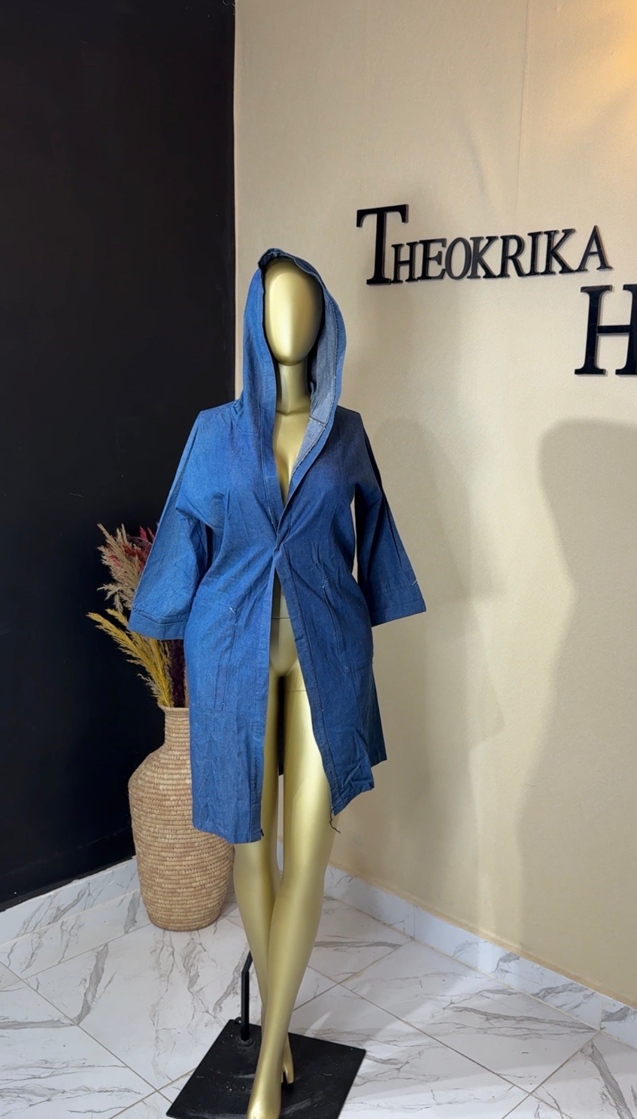 Denim jacket dress size 14/16