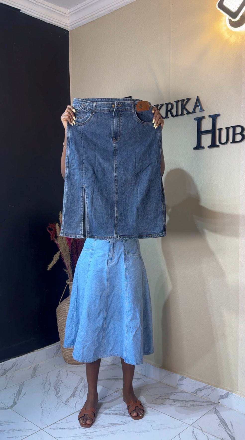 Denim skirt size 14/16