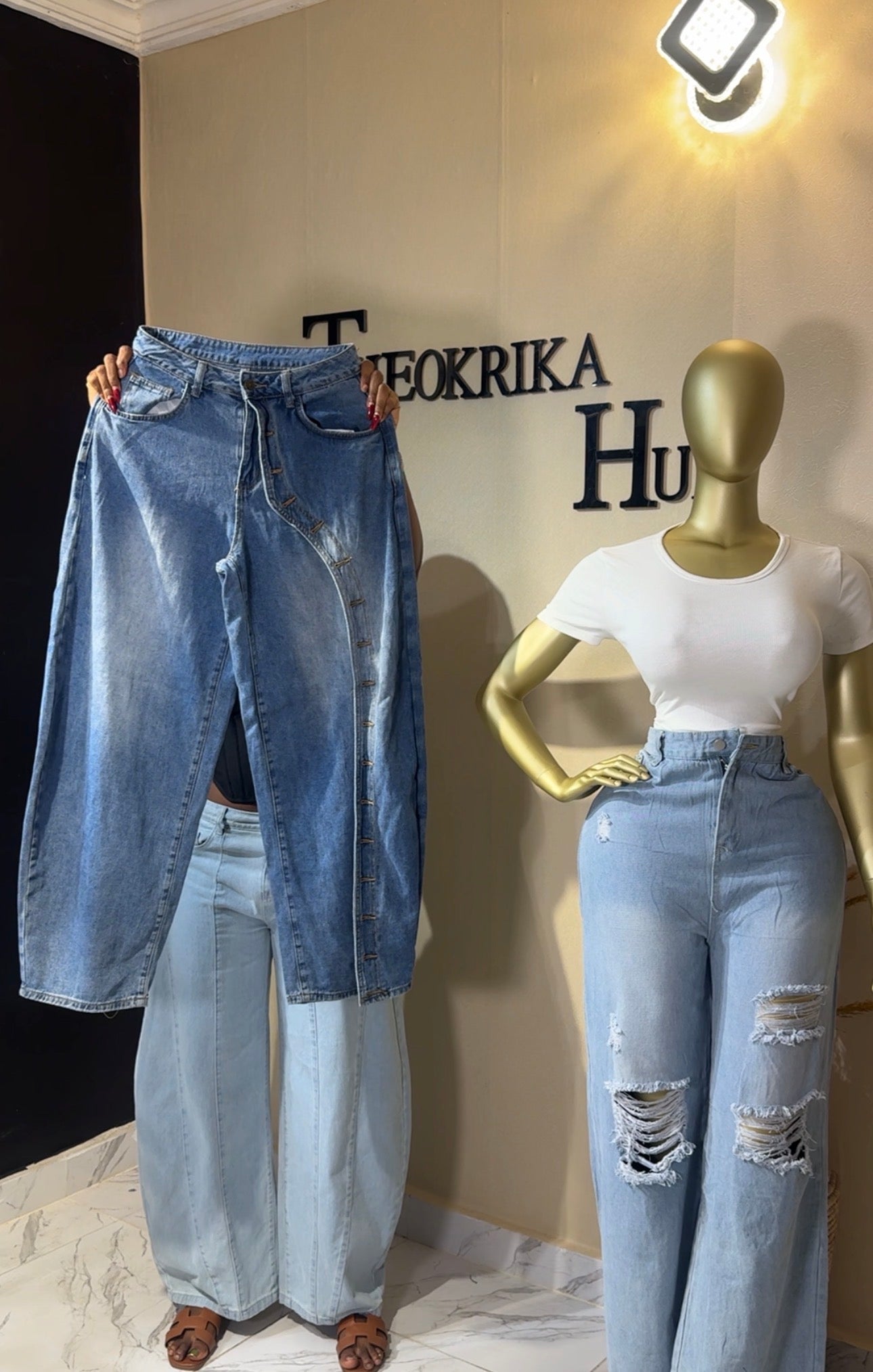 Barrel Jean size 8 L-43.5