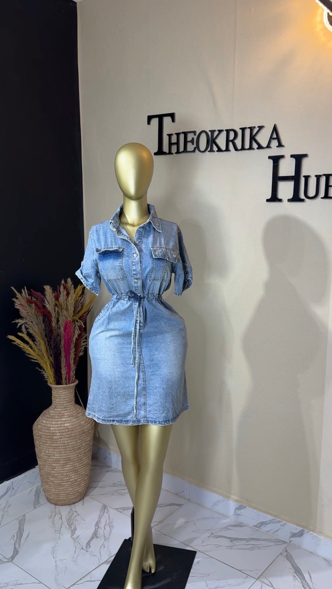 Denim dress size 12