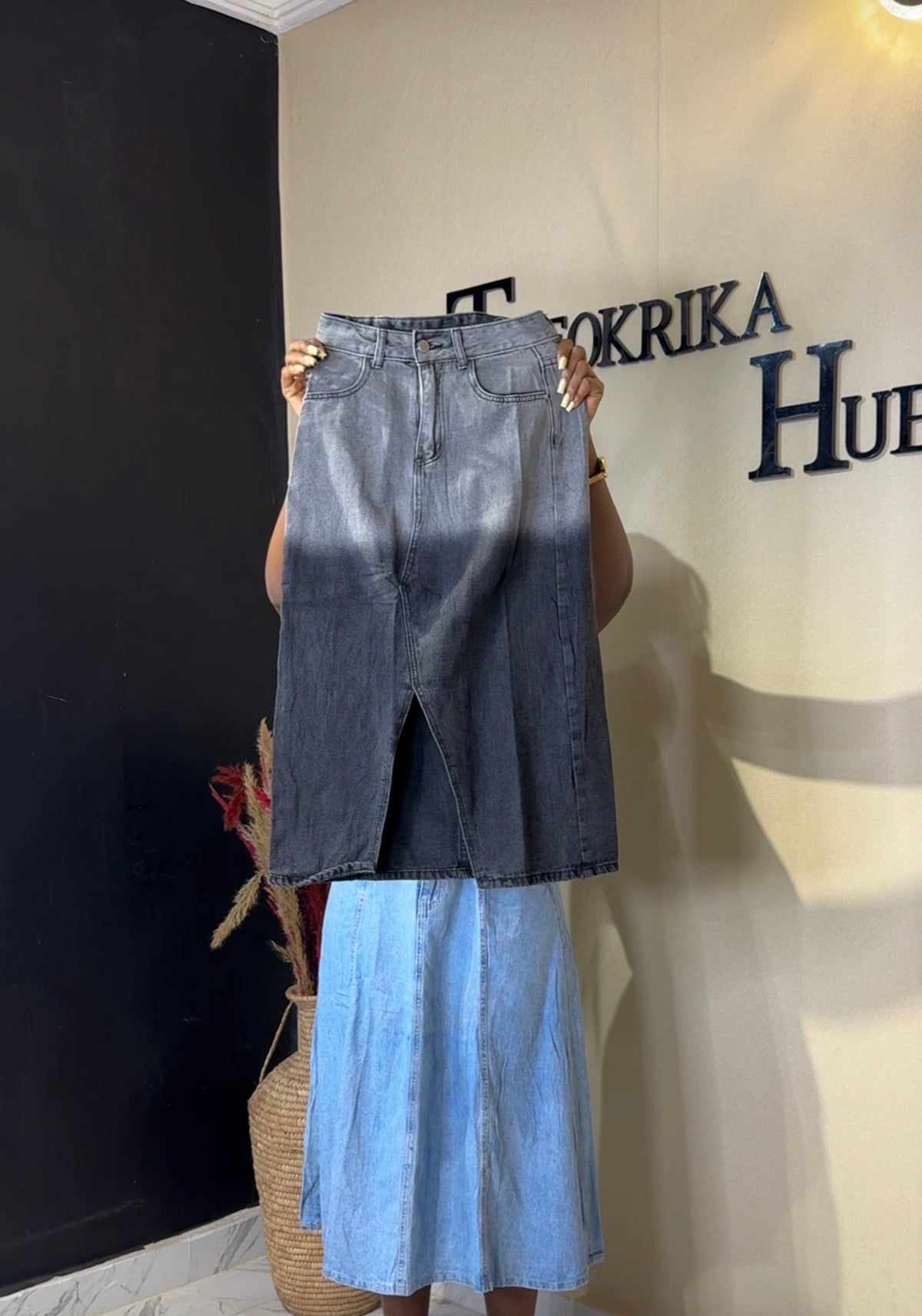 Demin skirt size 6/8