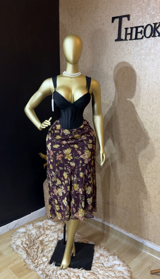 Maxi poly skirt size 12/14
