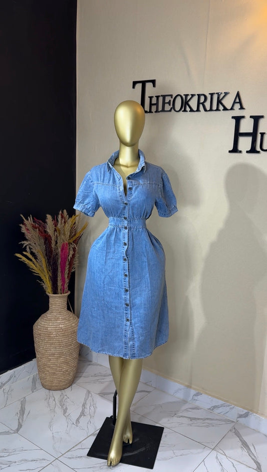 Denim dress size 10