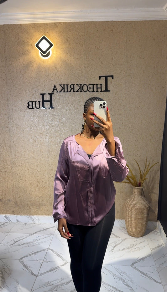 Silk top size 14/16