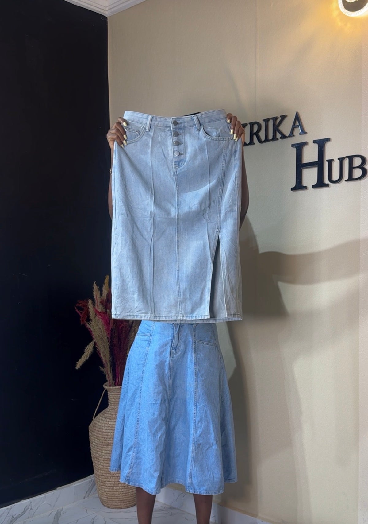 Denim skirt size 12
