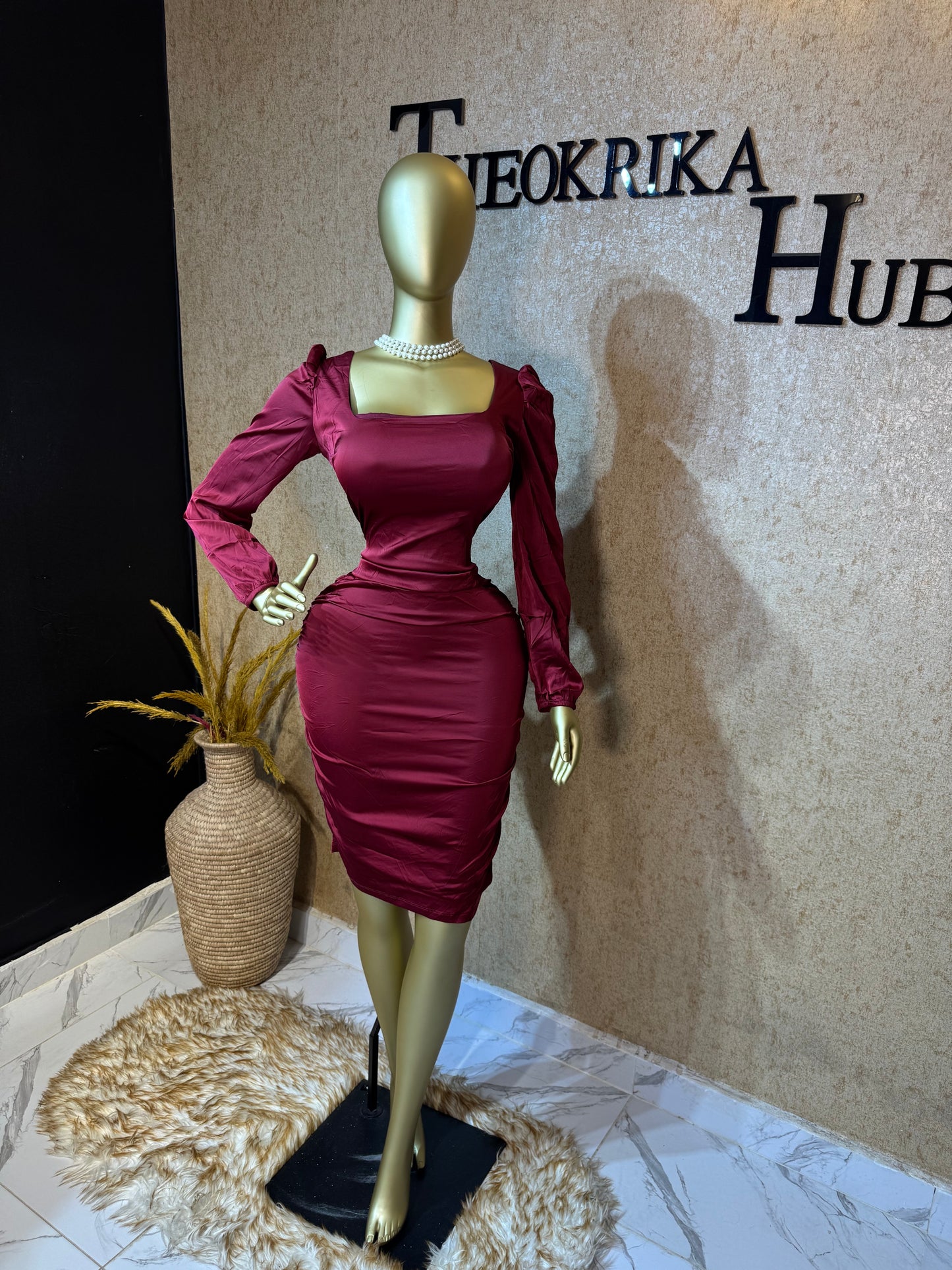 Silk dress size 10/12