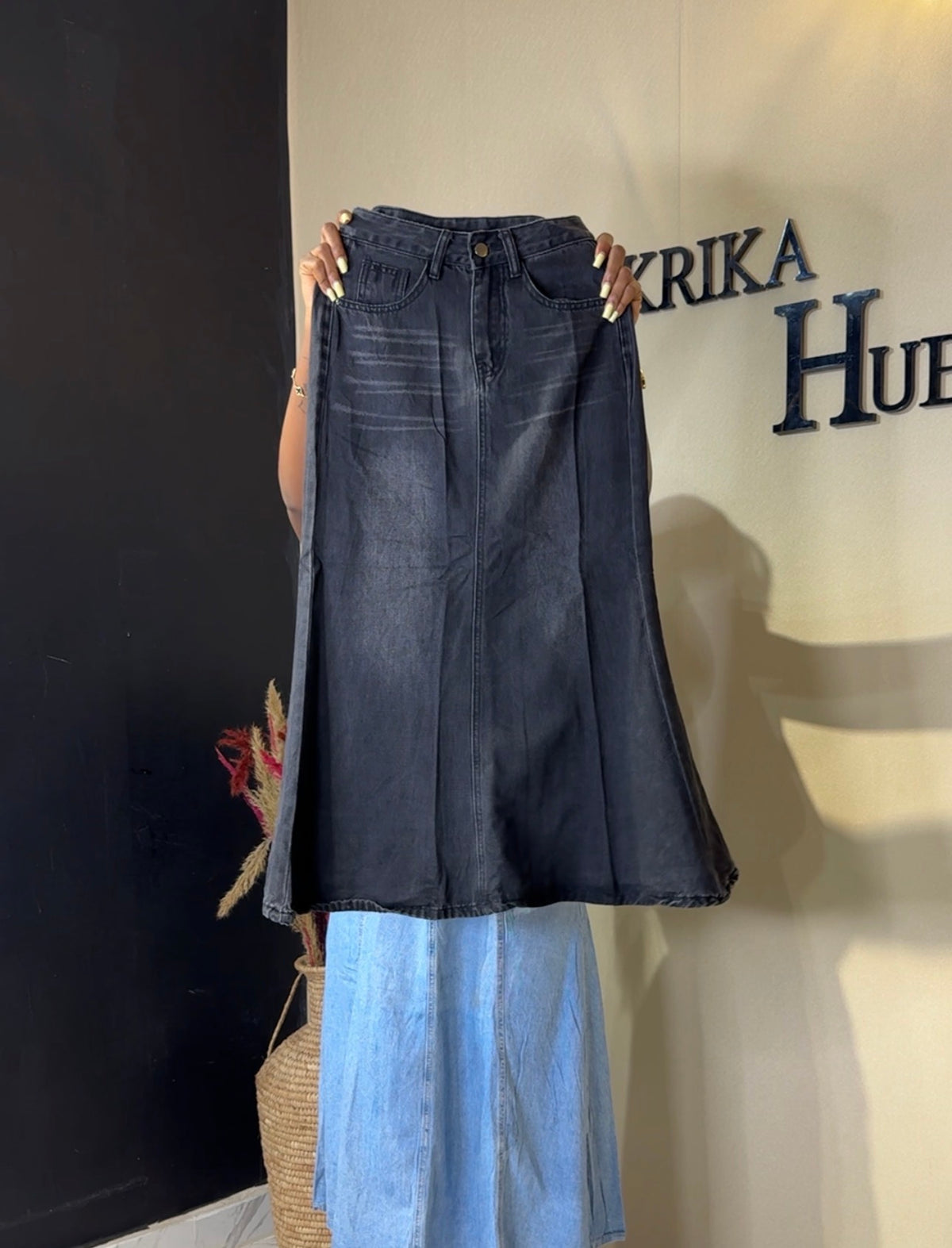 Demin skirt 10