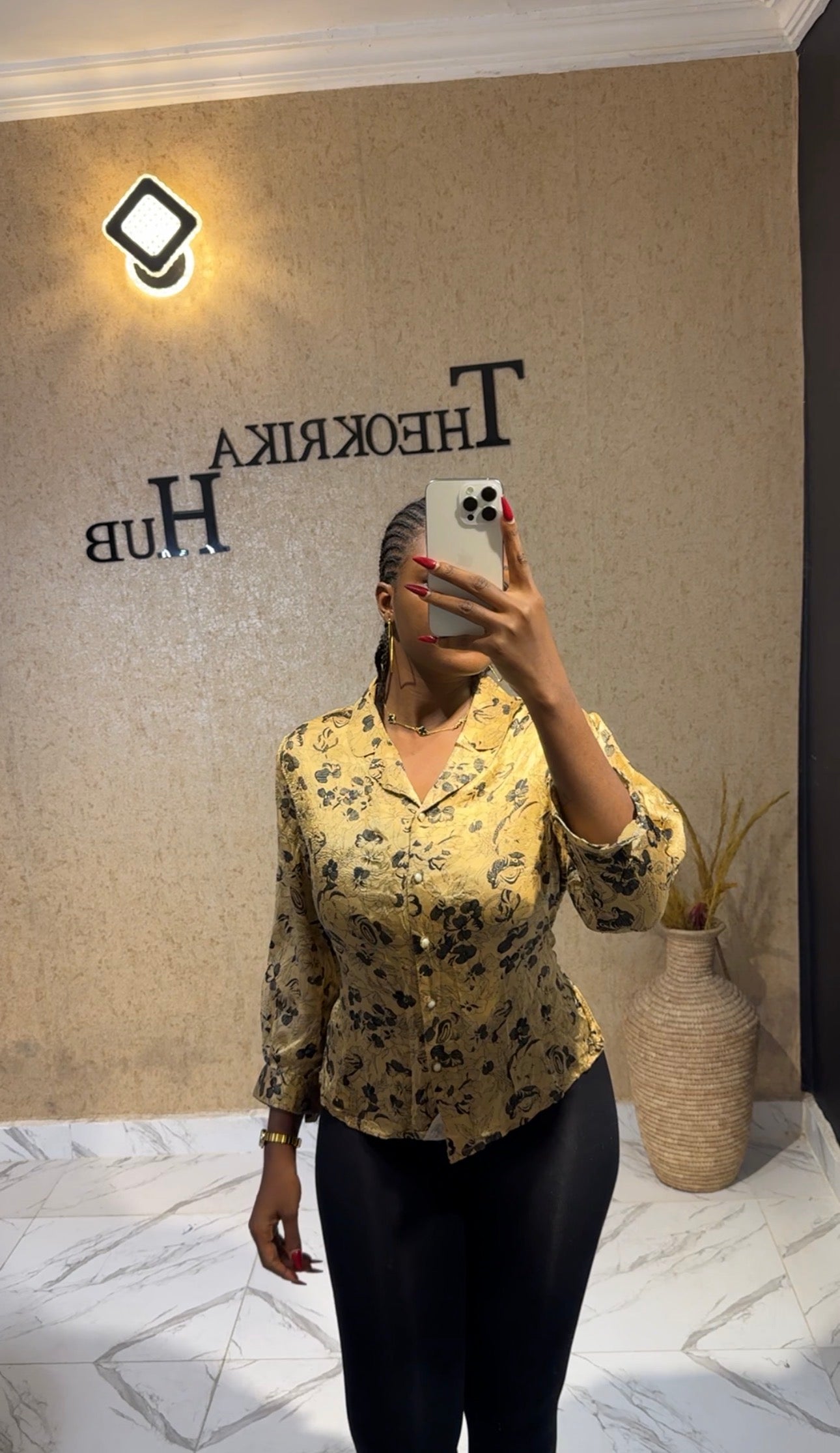 Silk Shirt size 8