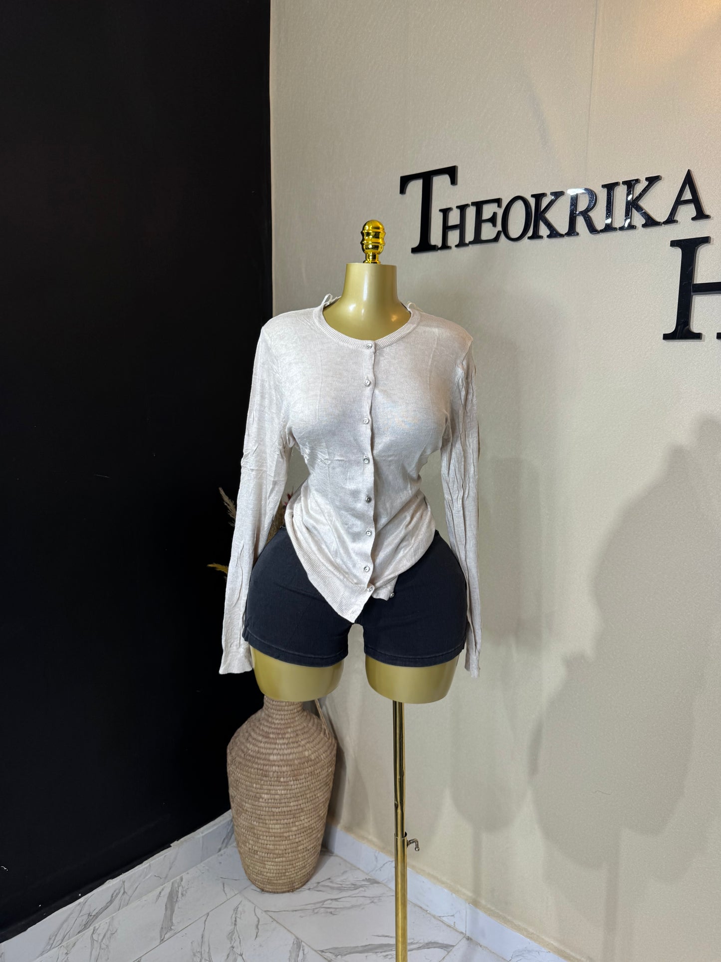 Knitted long sleeve size 10