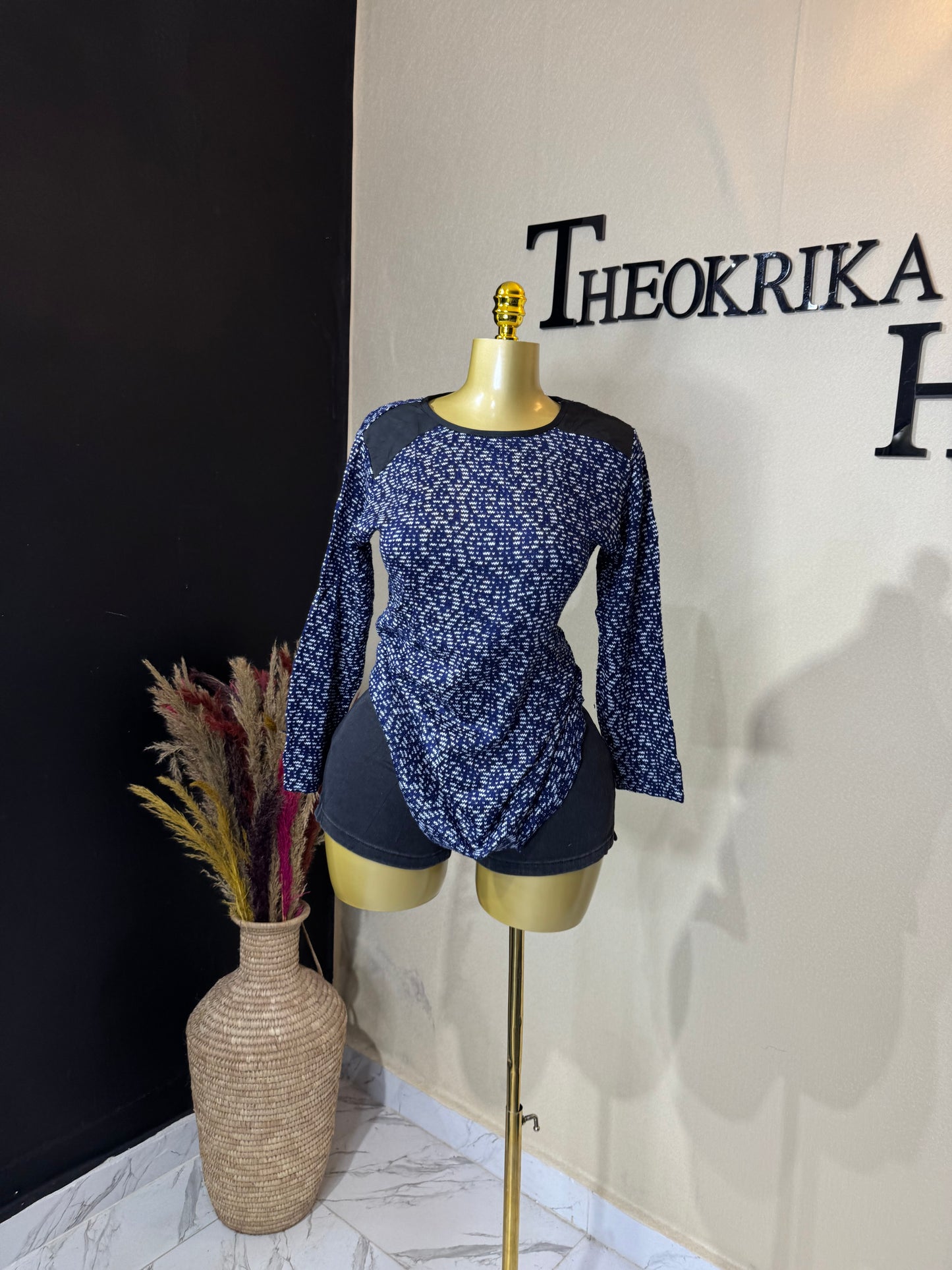 Knitted long sleeve size 12