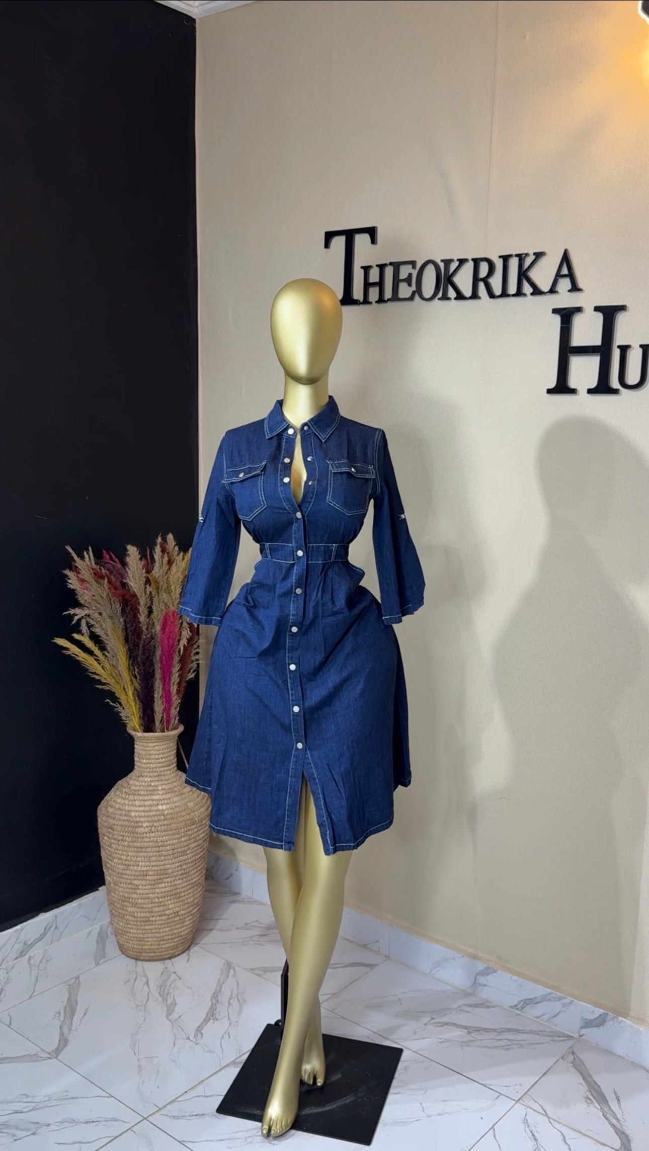 Denim dress 10