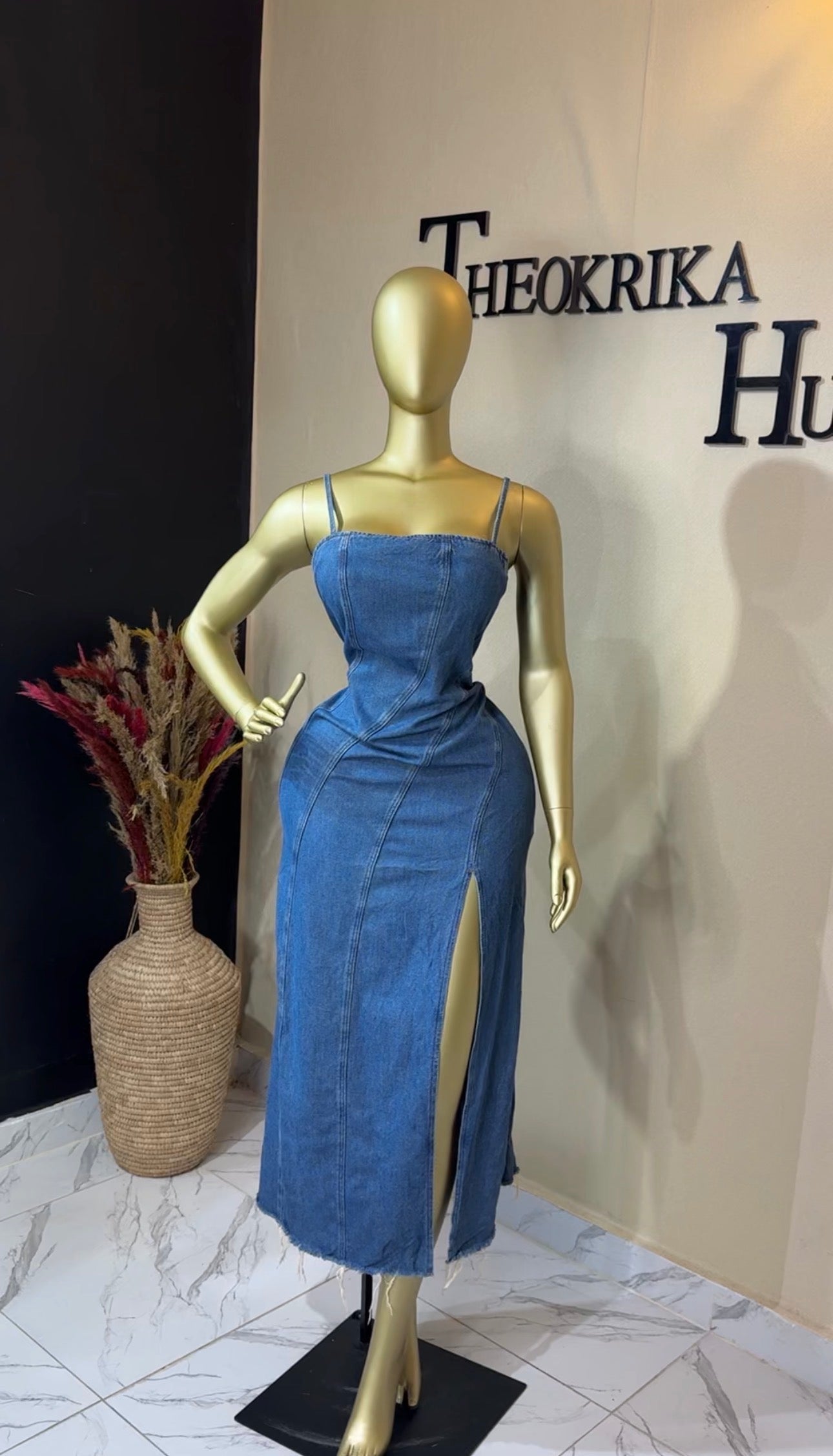 Denim dress size 12