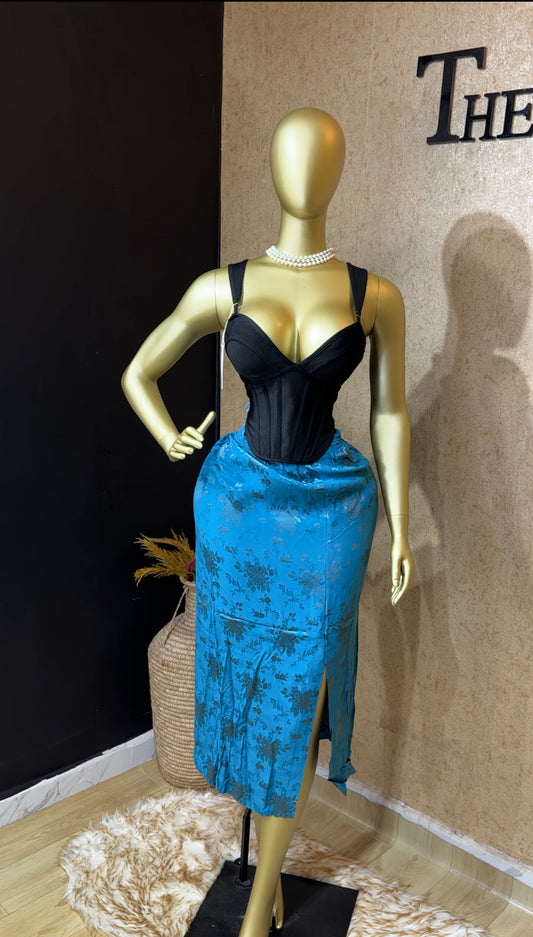 Maxi silk skirt size 12/14