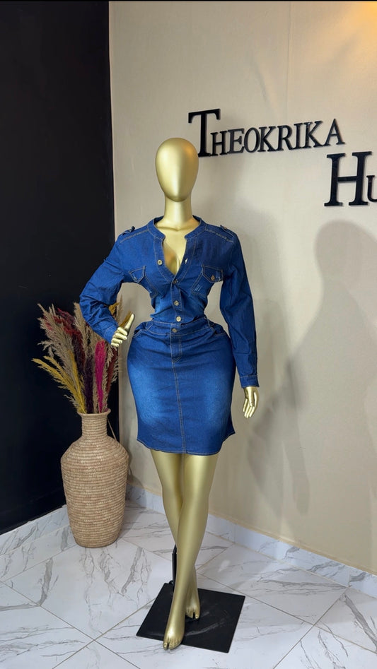Denim dress size 16