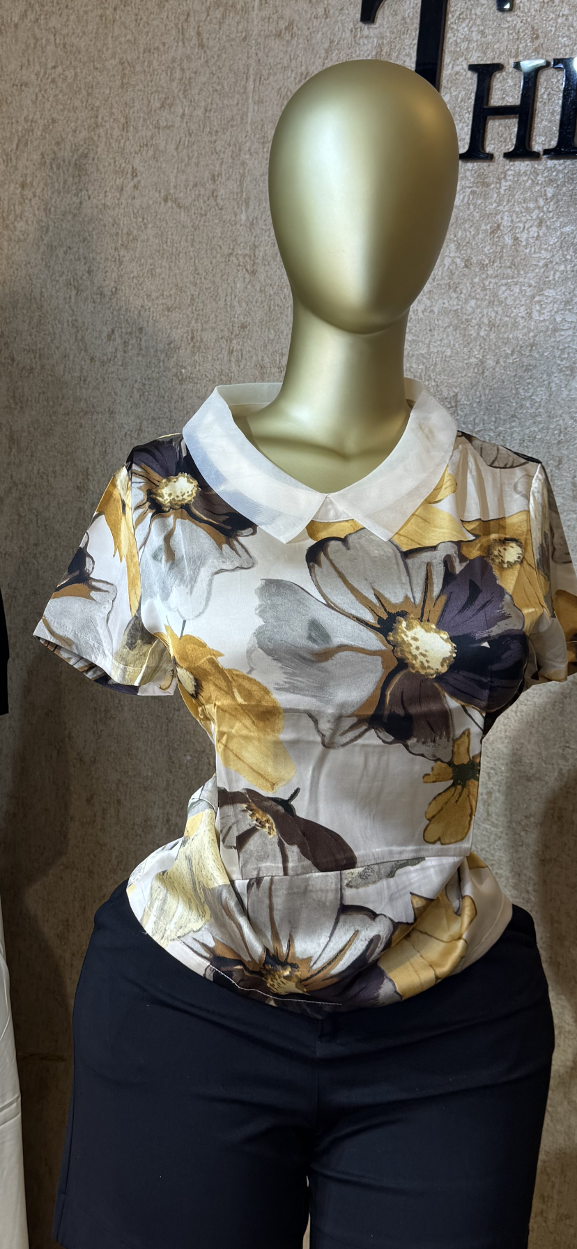 Silk top size 14